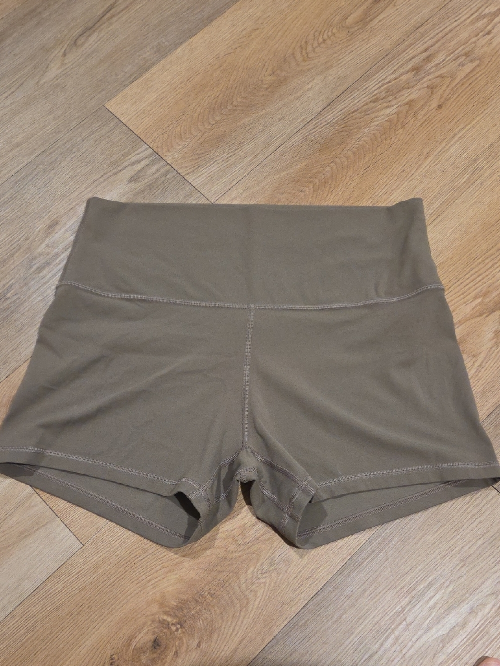 lululemon athletica High-Waist Bike Shorts — Olive Green